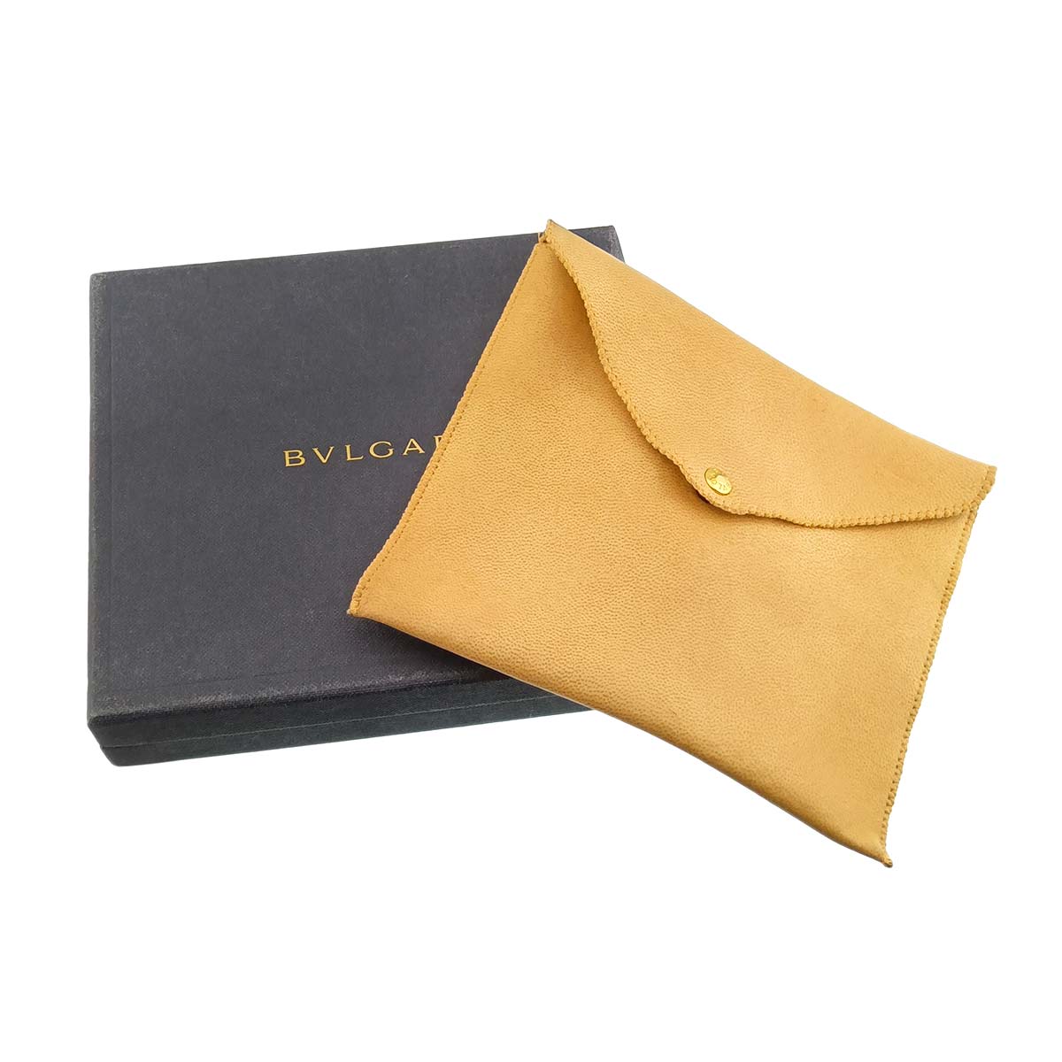 Tondo Clover Necklace 18K Yellow Gold 750 SS Leather