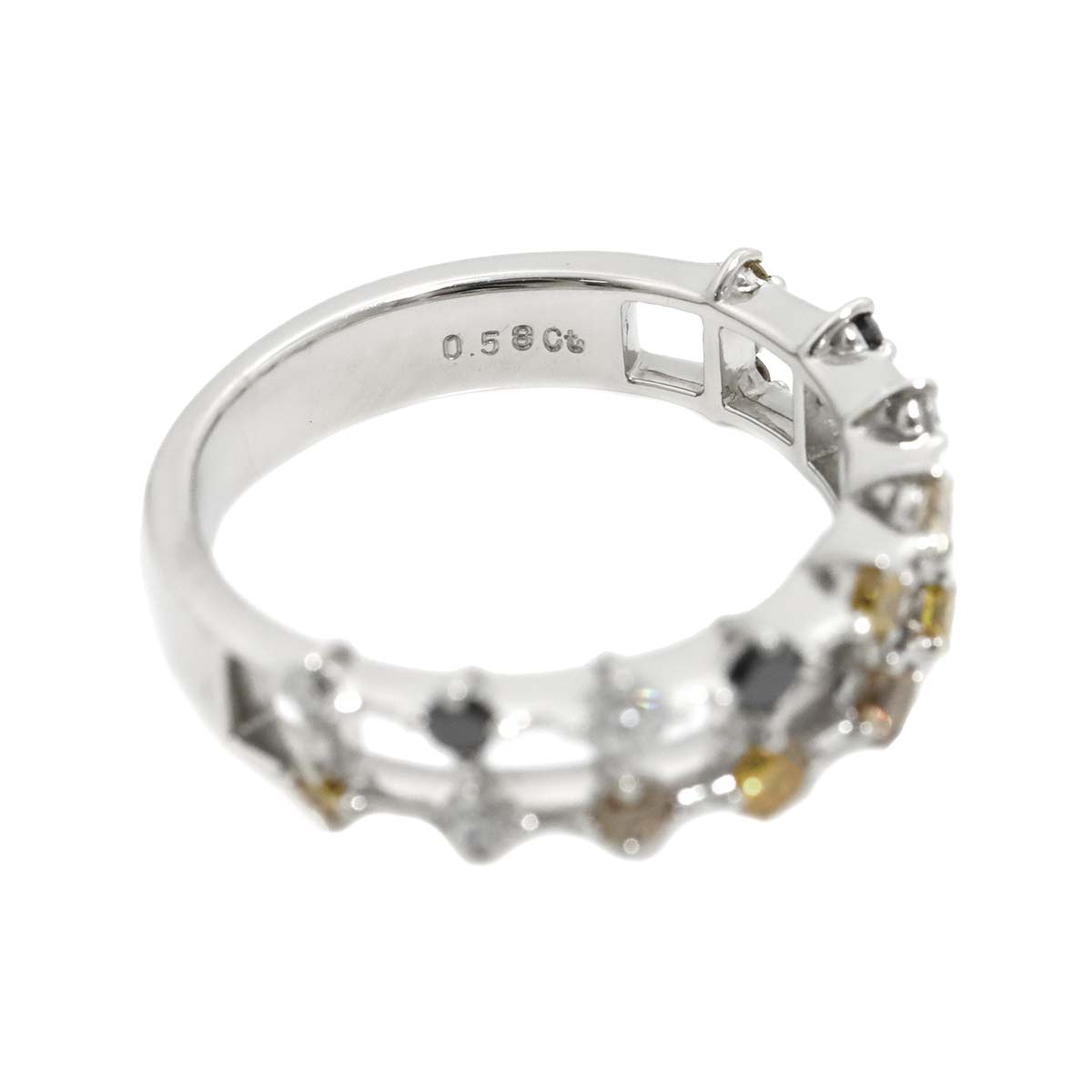 Diamond 0.58ct Ring Platinum Size6.25-6.5(US)
