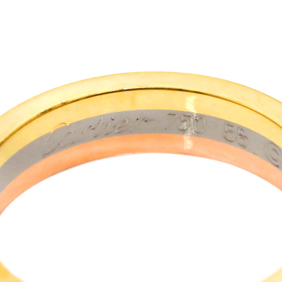 VENDOME Ring 18K YG WG PG 750 Size58 8-8.25(US)