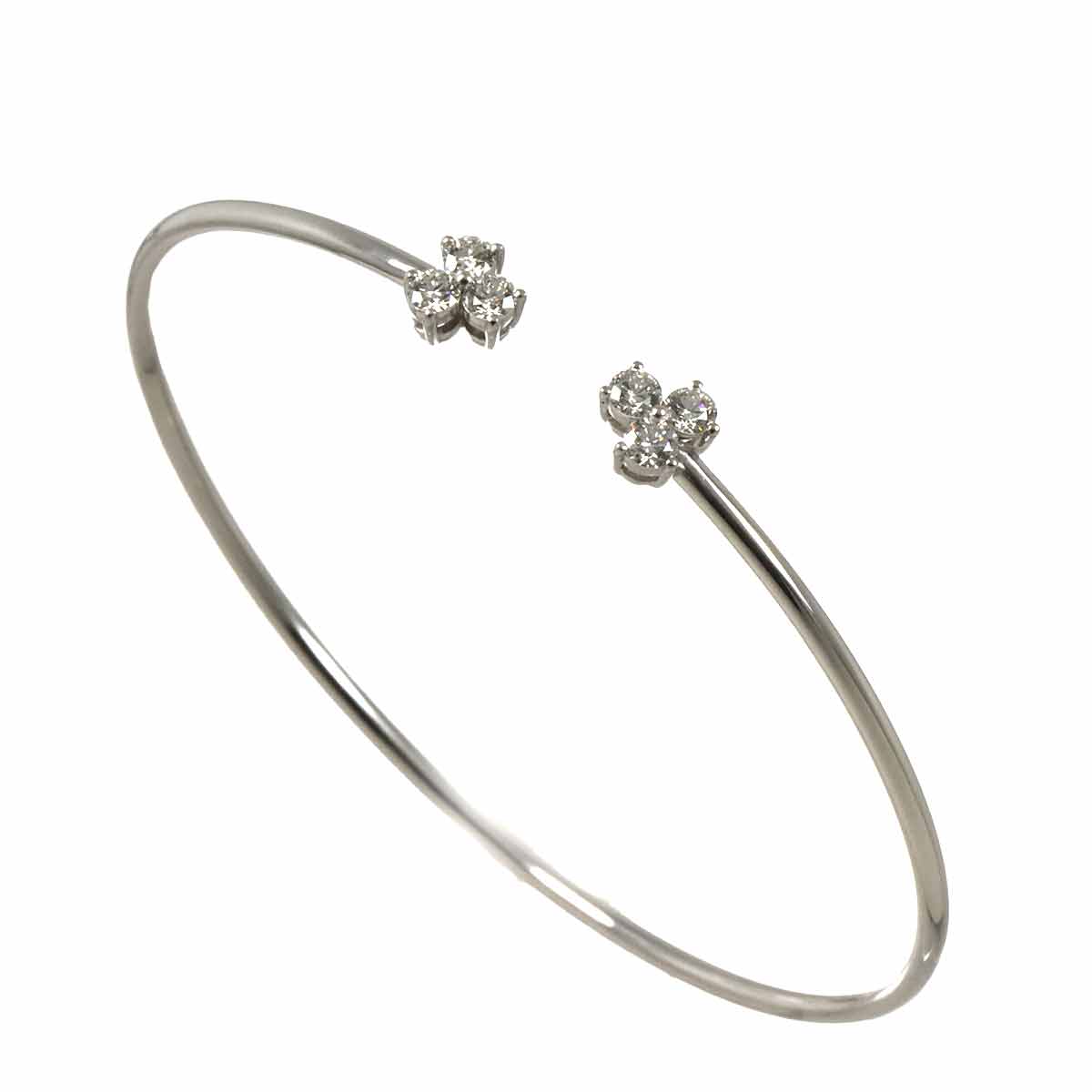 Aria Diamond Bracelet 18K White Gold 750