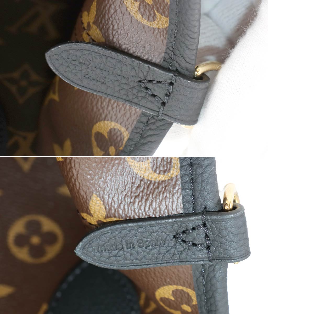 Neverfull Inside Out BB Hand Shoulder Bag Noir M12099