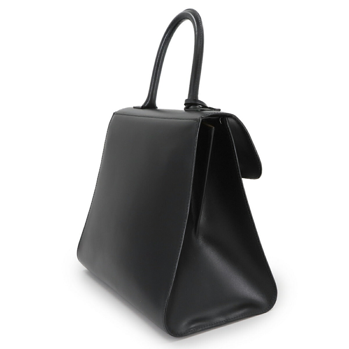 Brillant L'Humour MM Hand Shoulder Bag Leather Black White