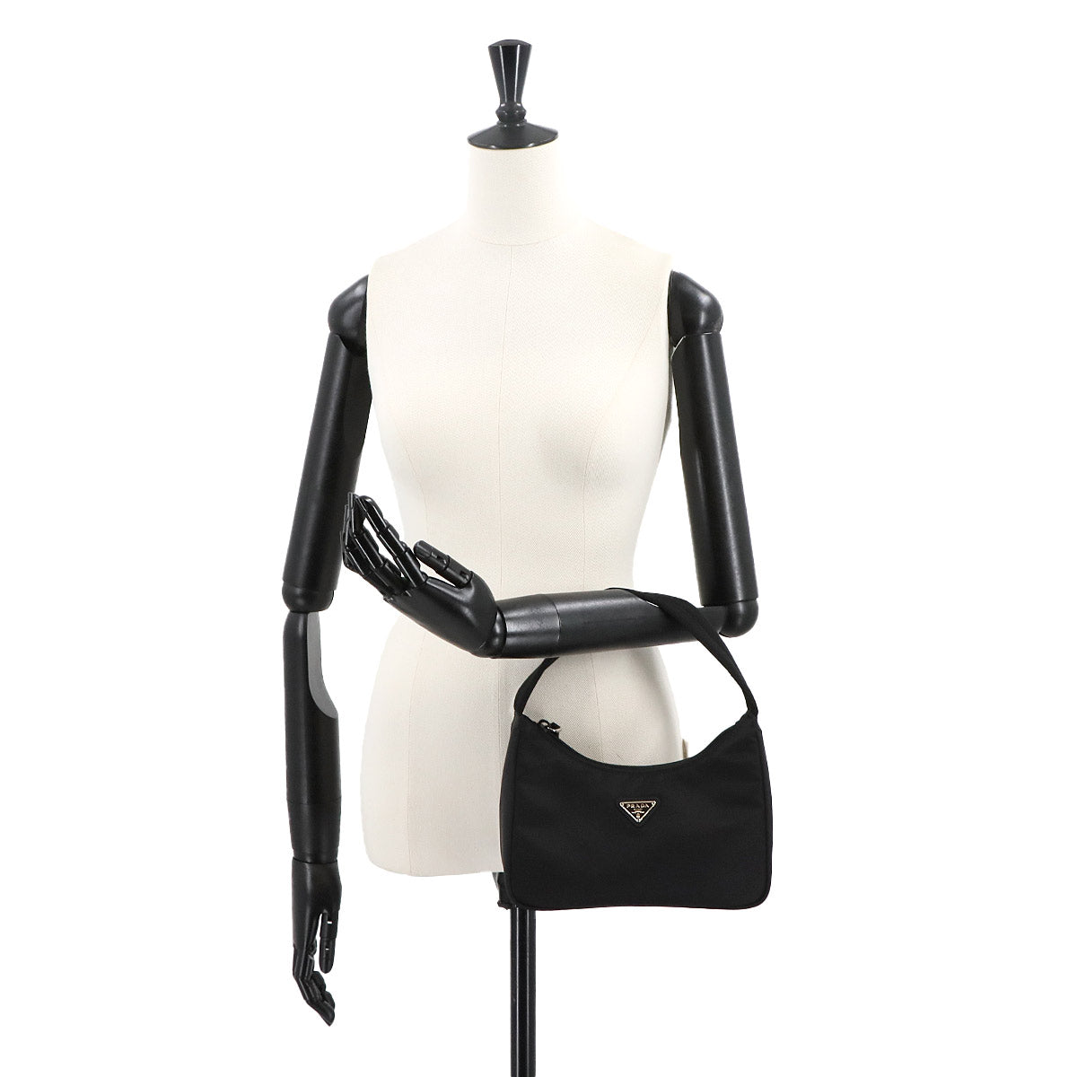 Re-Edition 2000 Mini Hand Bag Nylon Nero Black 1NE515 Purse