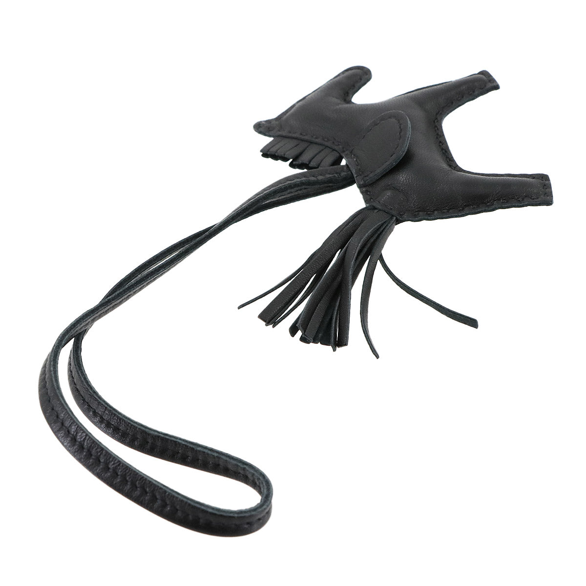 Rodeo PM Bag Charm Agneau Milo So Black Horse Accessory