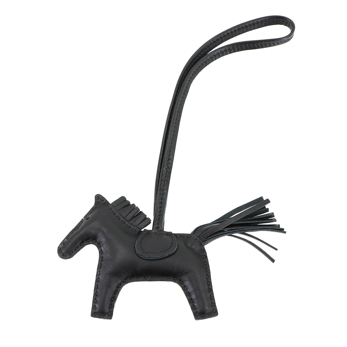 Rodeo PM Bag Charm Agneau Milo So Black Horse Accessory