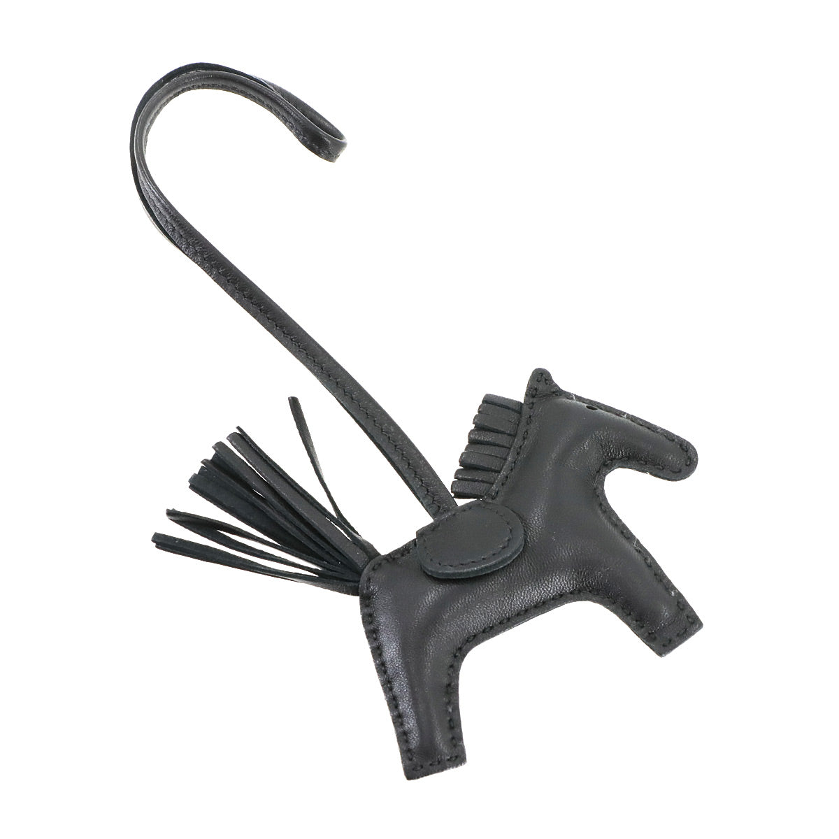 Rodeo PM Bag Charm Agneau Milo So Black Horse Accessory