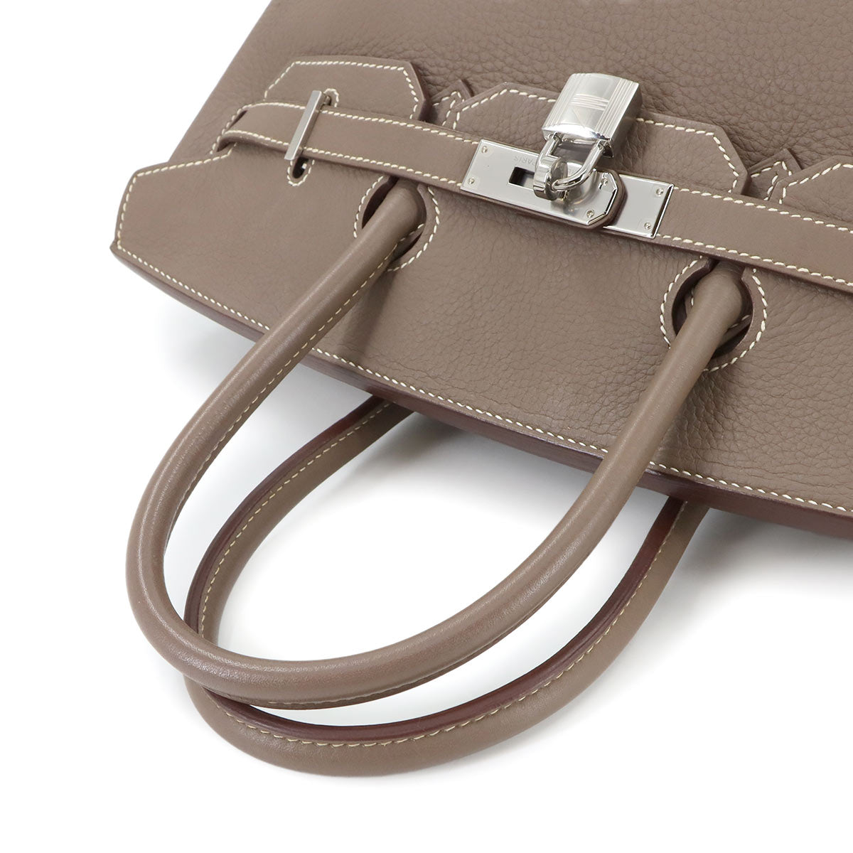 Birkin 35 Togo Etoupe Hand Bag Purse Beige