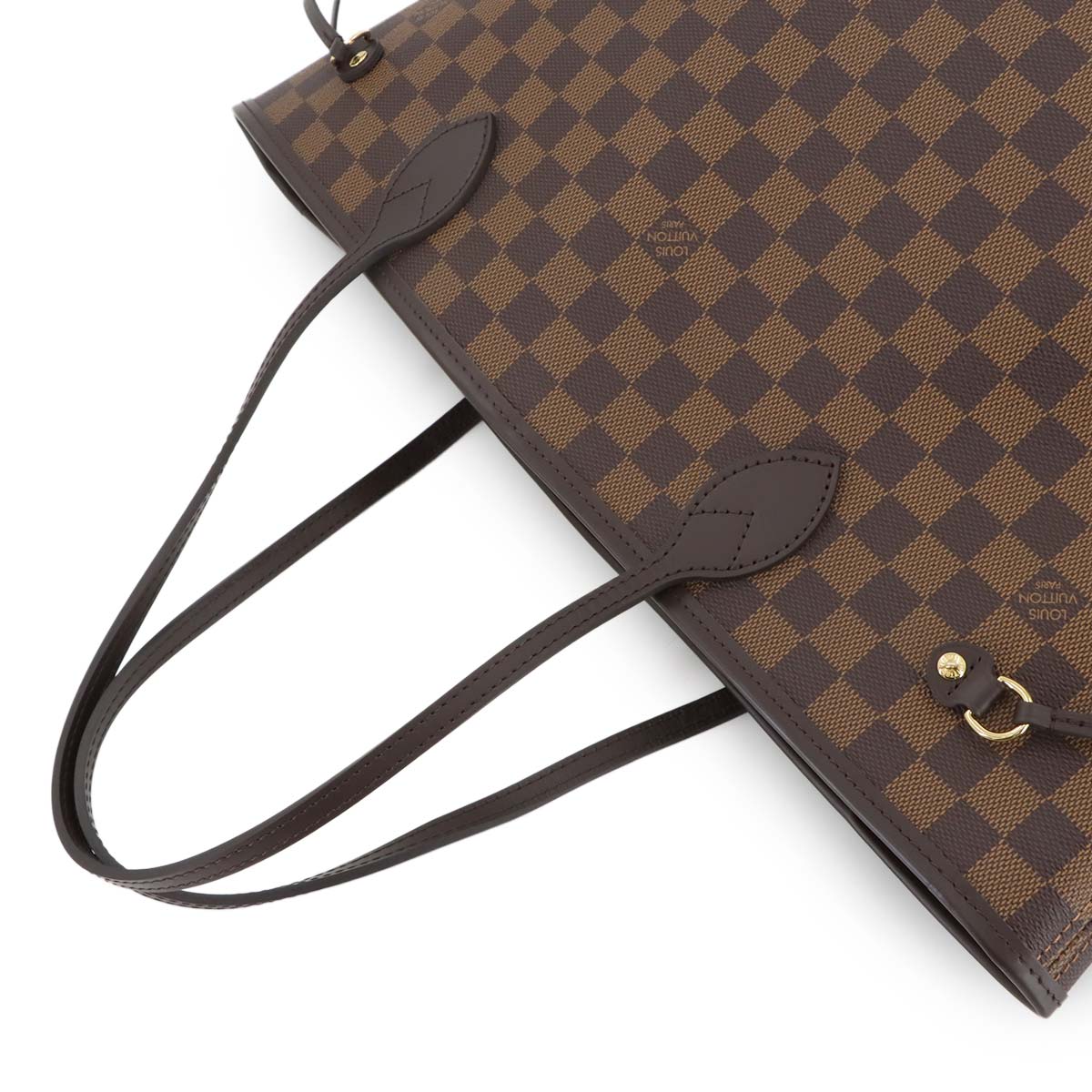 Damier Neverfull MM Tote Bag Ebene Cerise N40599 Purse