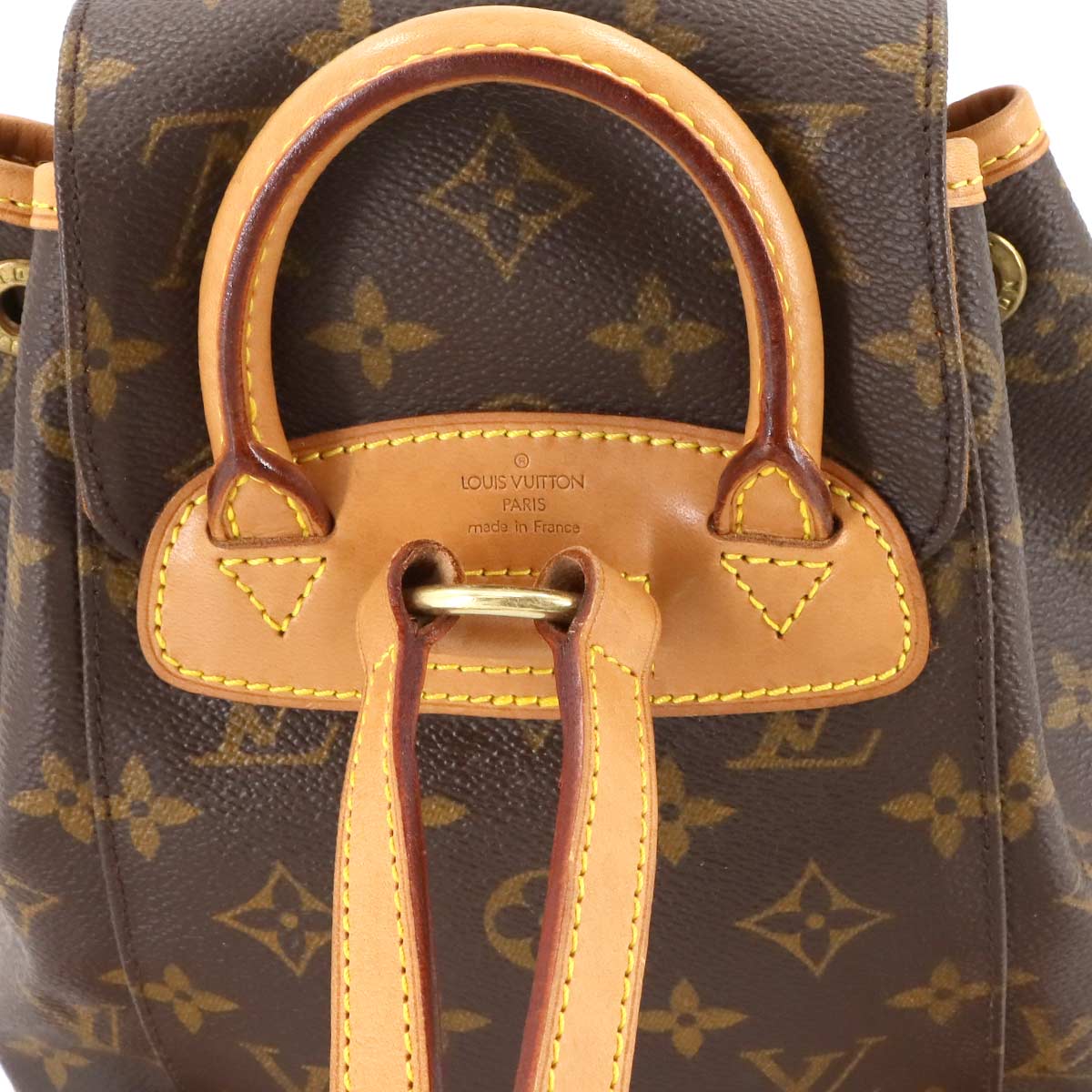 Monogram Mini Montsouris Backpack Brown M51137 Purse