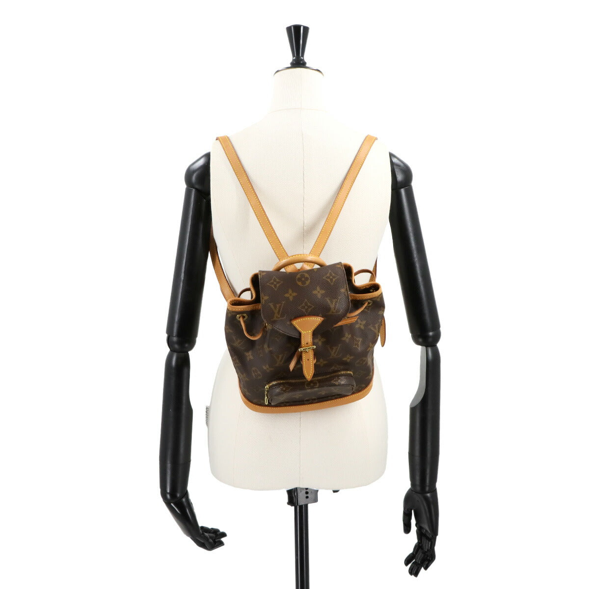 Monogram Mini Montsouris Backpack Brown M51137 Purse