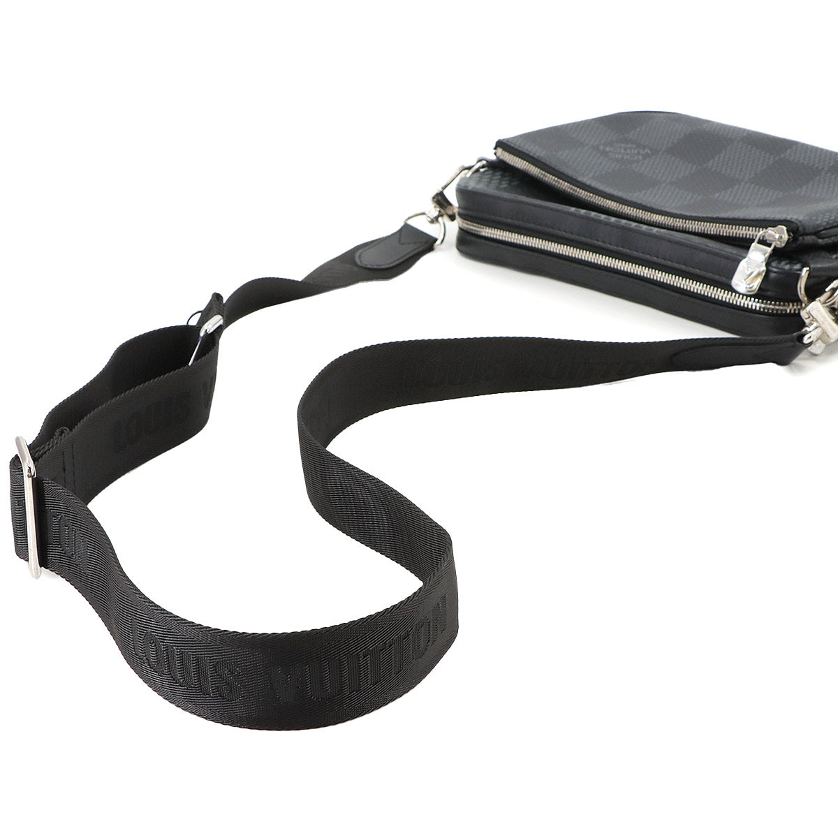 Damier Graphite 3D Trio Messenger Shoulder Bag N50017