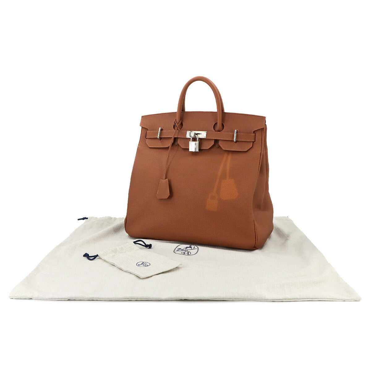 Haut a Courroies 40 Coup de Soleil Togo Gold Hand Bag W