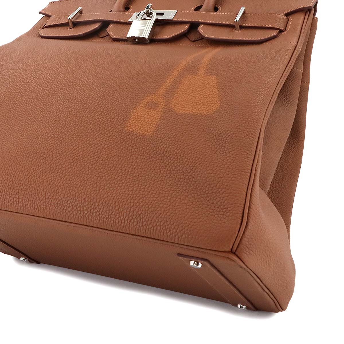 Haut a Courroies 40 Coup de Soleil Togo Gold Hand Bag W