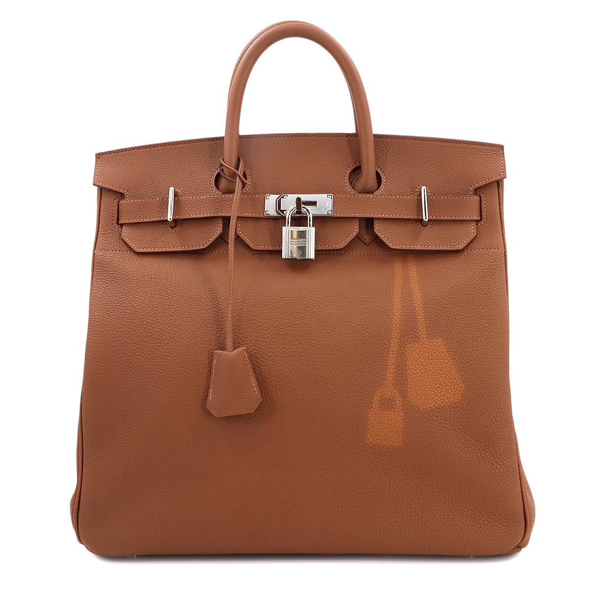 Haut a Courroies 40 Coup de Soleil Togo Gold Hand Bag W