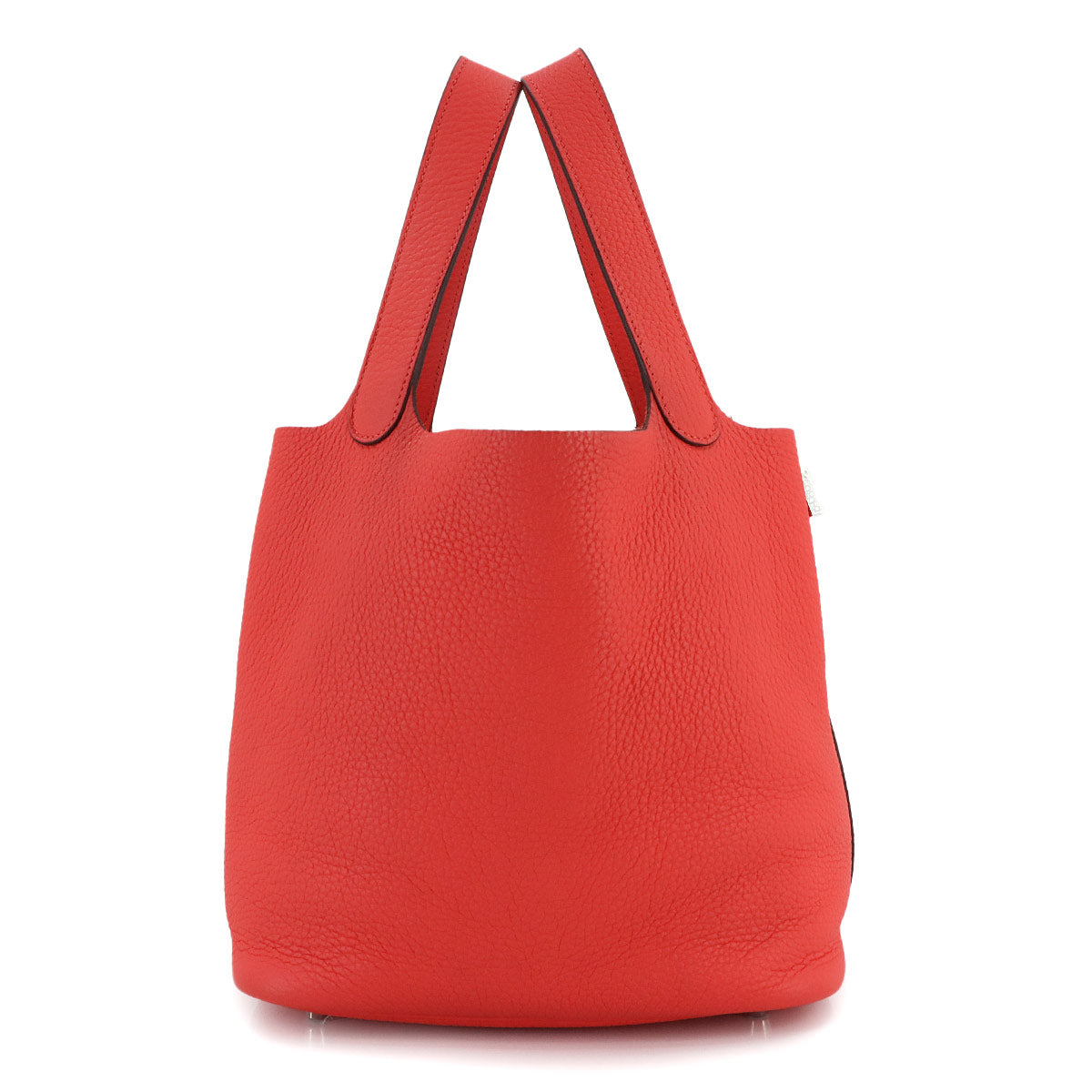 Picotin Lock MM Hand Bag Taurillon Clemence Rose Texese