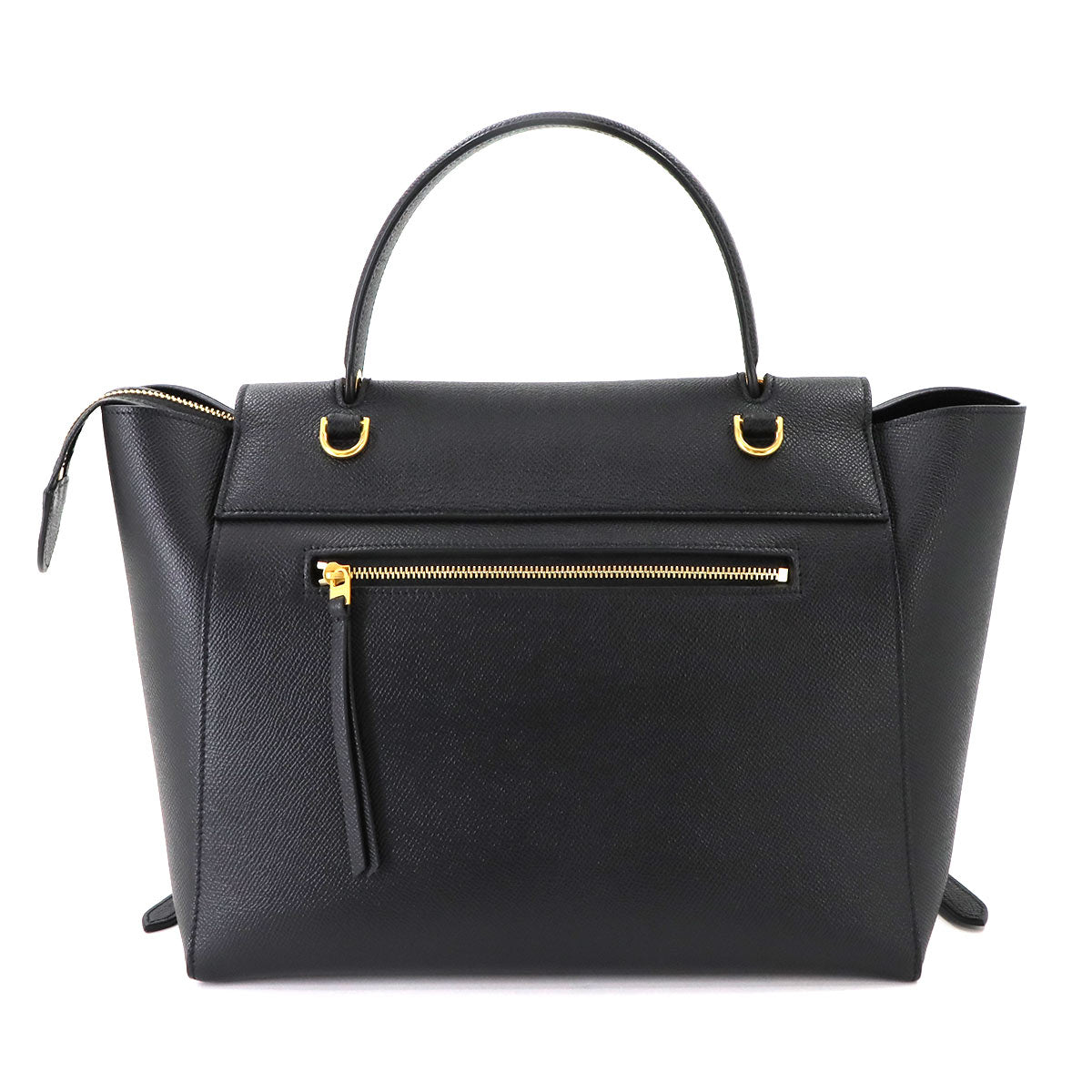 Belt Bag Mini 2way Hand Shoulder Bag Leather Black 189103