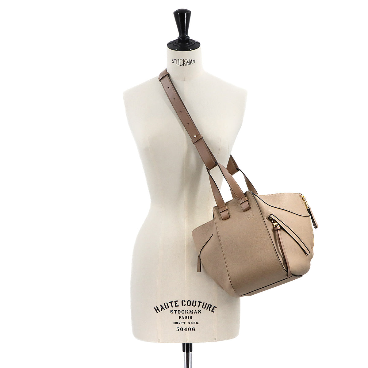 Hammock Small 2way Hand Shoulder Bag Leather Beige A538S35X51