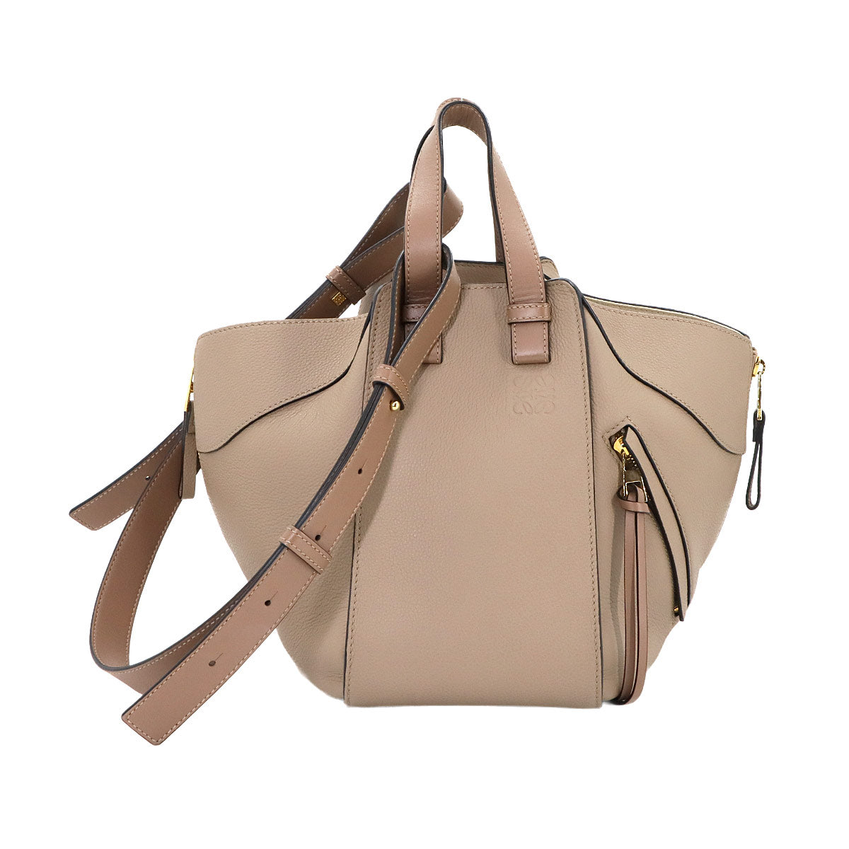 Hammock Small 2way Hand Shoulder Bag Leather Beige A538S35X51