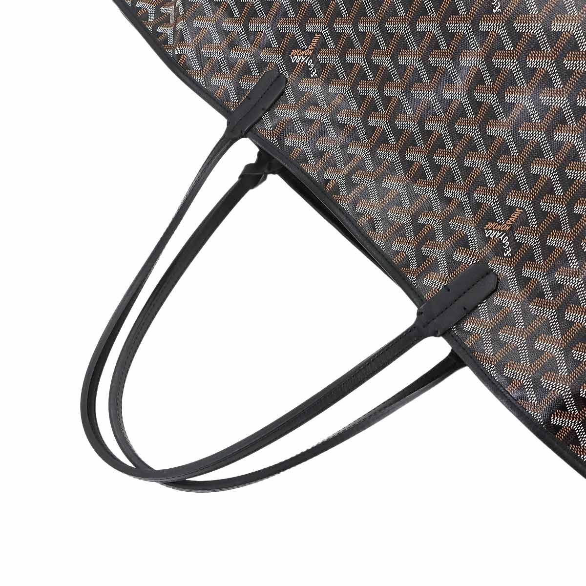 Saint Louis GM Tote Bag PVC Leather Black Unisex