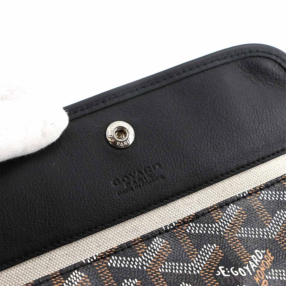 Saint Louis GM Tote Bag PVC Leather Black Unisex