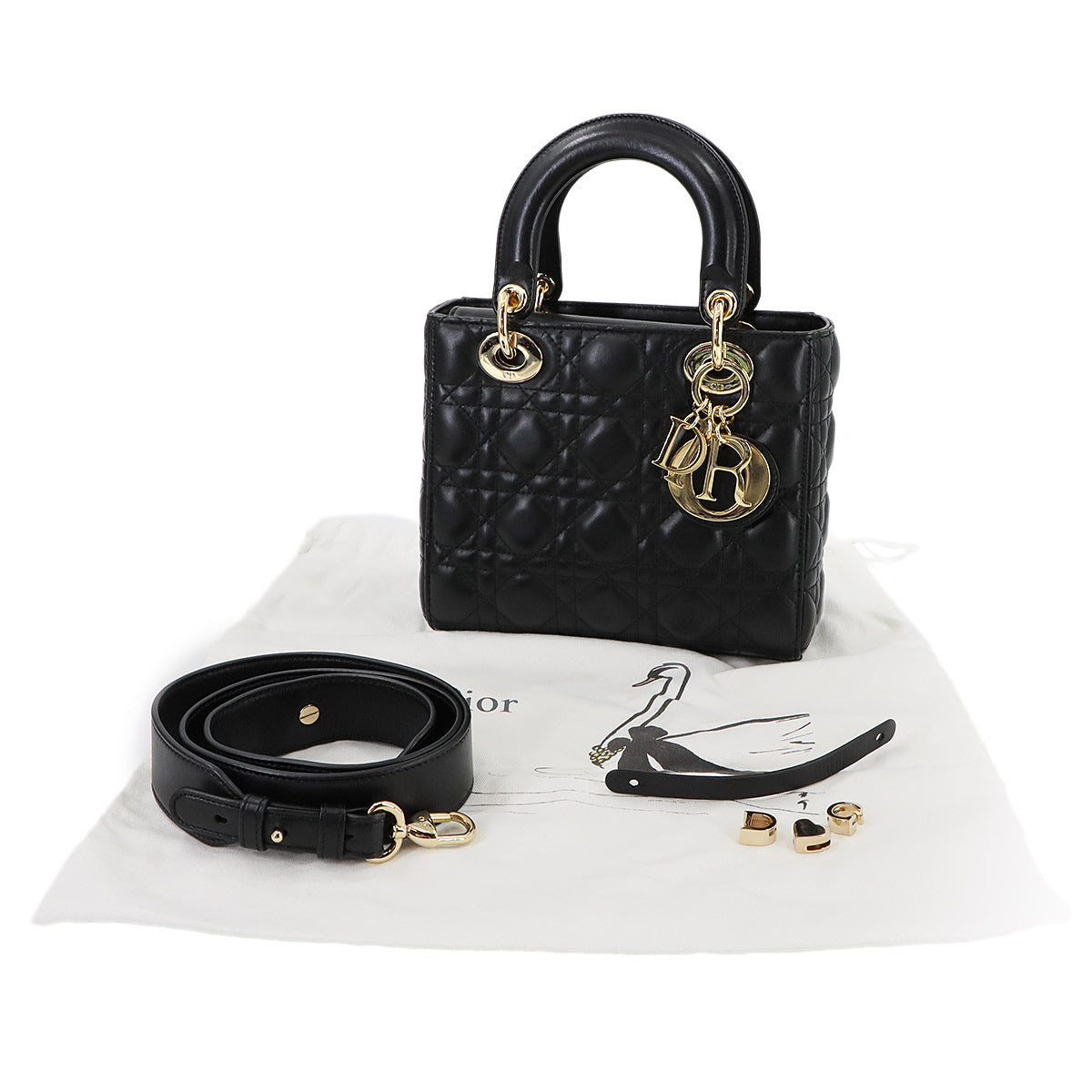 Lady Dior My ABCDior Small Hand Shoulder Bag Leather