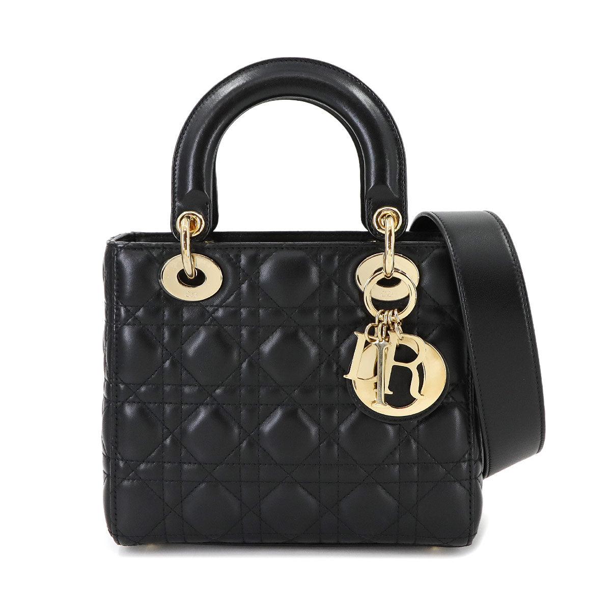 Lady Dior My ABCDior Small Hand Shoulder Bag Leather