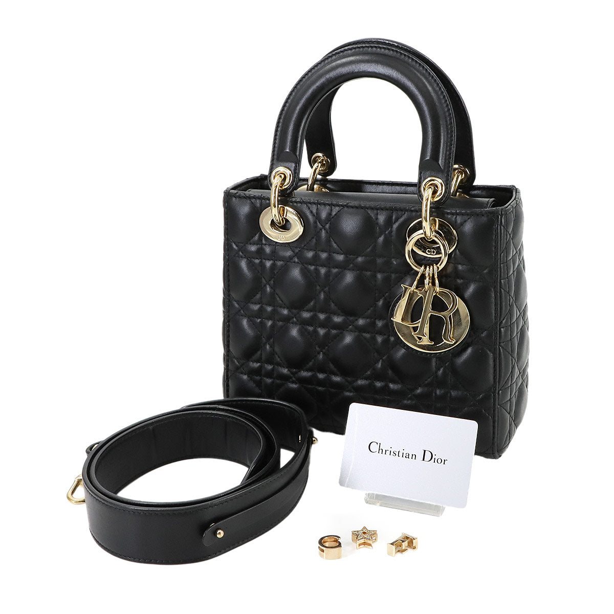 Lady Dior My ABCDior Small Hand Shoulder Bag Leather