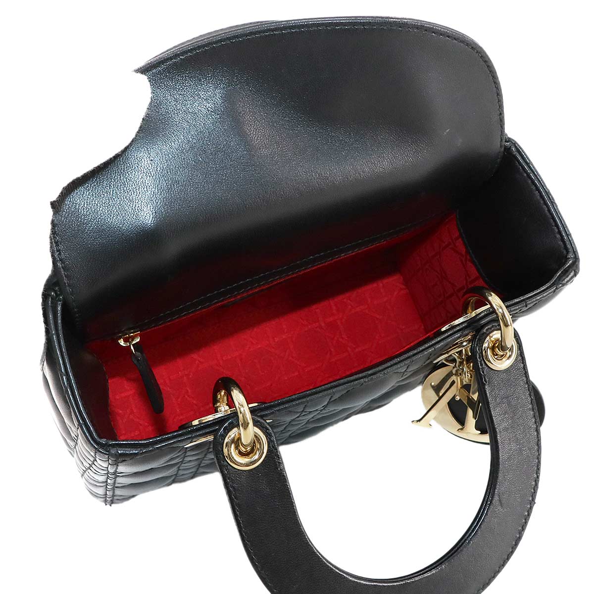 Lady Dior My ABCDior Small Hand Shoulder Bag Leather