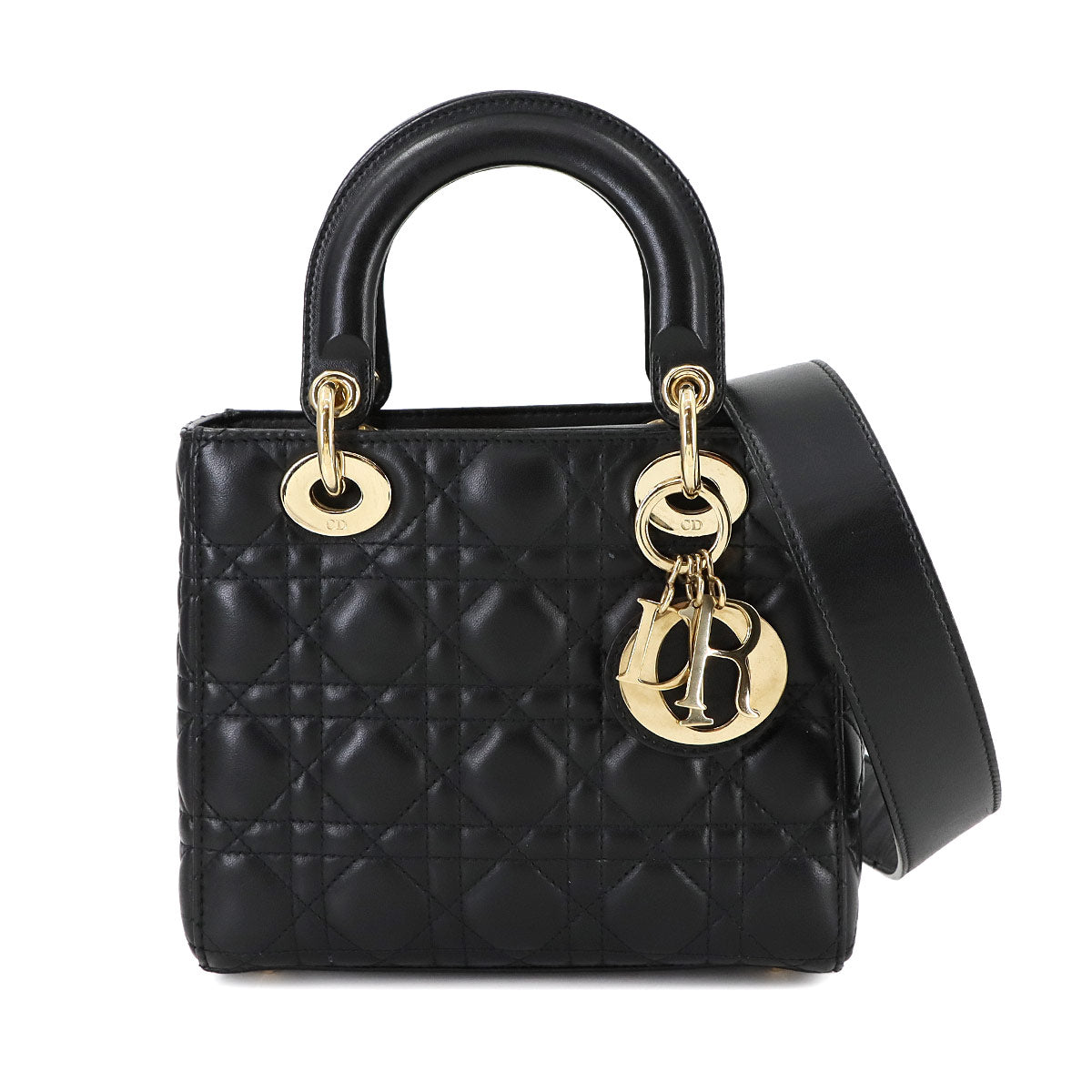 Lady Dior My ABCDior Small Hand Shoulder Bag Leather