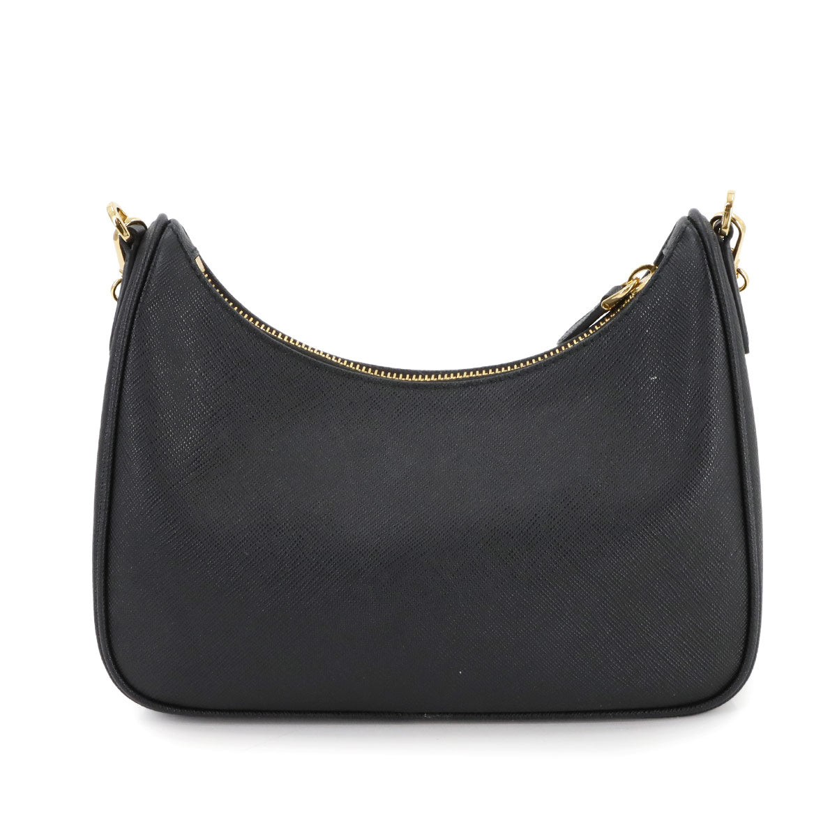 Re-Edition 2005 Shoulder Bag Saffiano Leather Black 1BH204