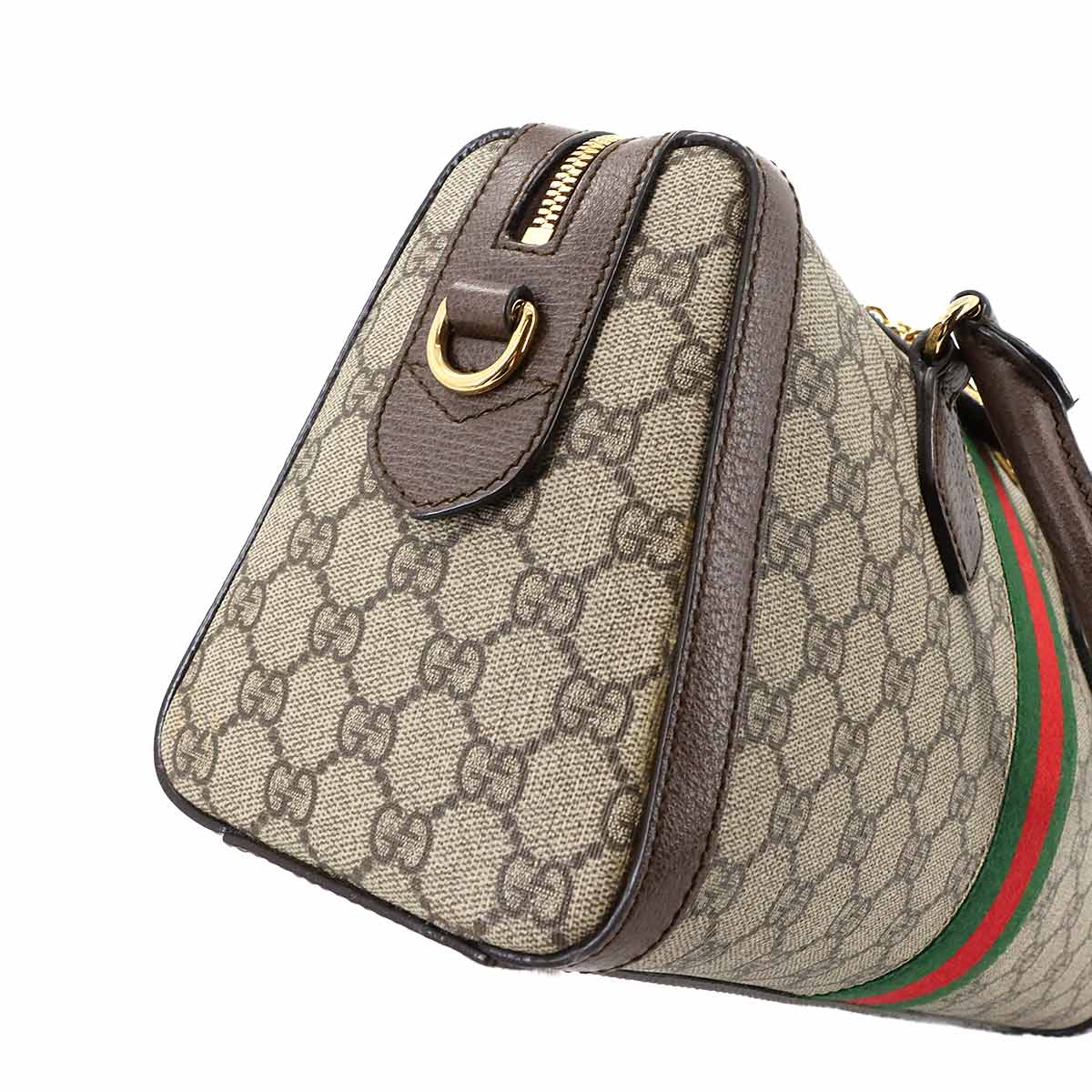 Ophidia GG Supreme 2way Hand Shoulder Bag Beige Brown 524532