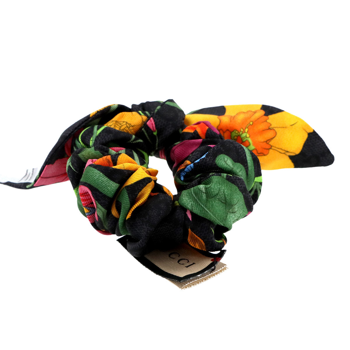 Set Flora Web Scrunchie Silk Black 765564 Hair Accessory