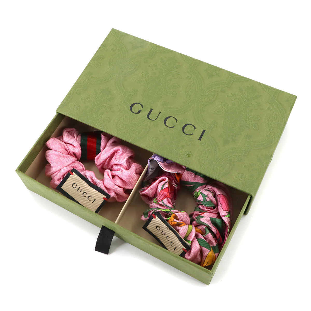 Set Flora Web Scrunchie Silk Pink 765564 Hair Accessory