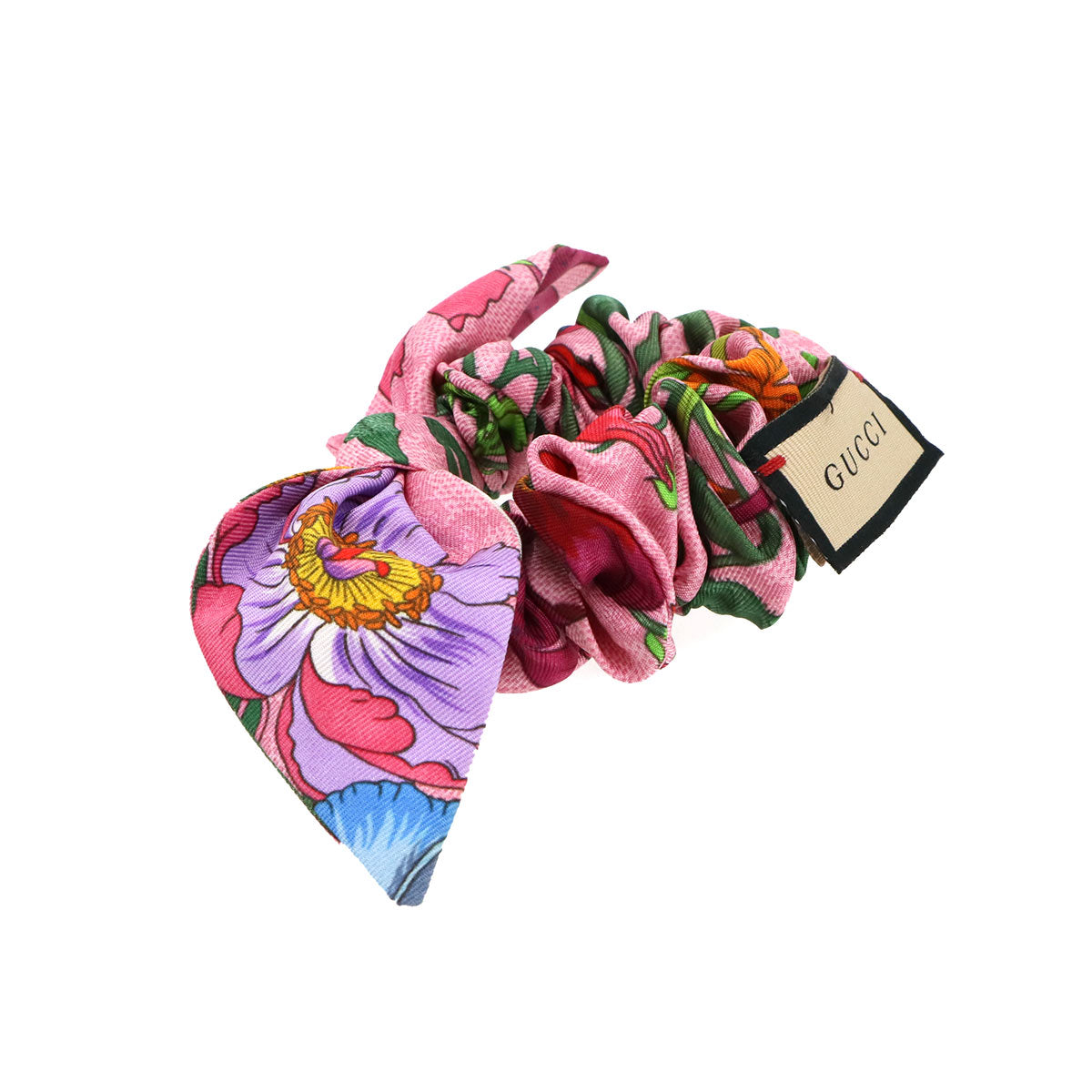 Set Flora Web Scrunchie Silk Pink 765564 Hair Accessory