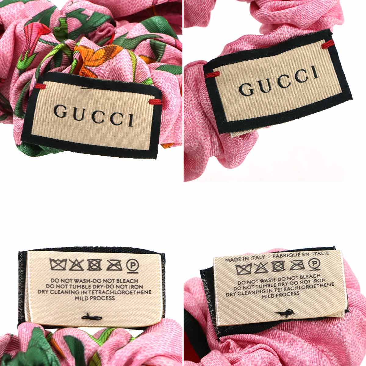 Set Flora Web Scrunchie Silk Pink 765564 Hair Accessory