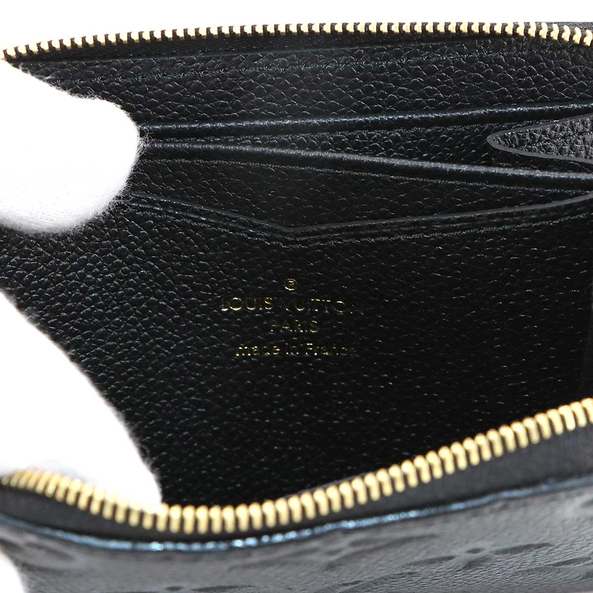 Monogram Empreinte Zippy Coin Purse Coin Case Noir M60574
