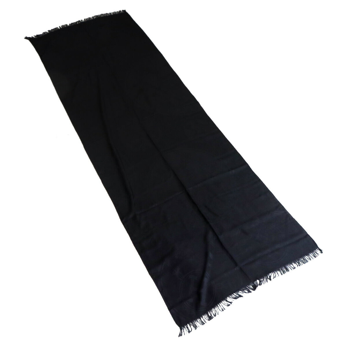 New Libris Stole Scarf Cashmere Soie Black Shawl Accessory