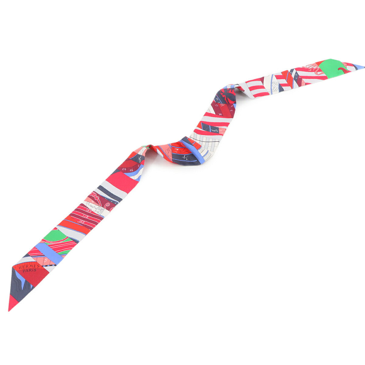 Twilly Scarf Astrologie Nouvelle Silk 100% Multicolor