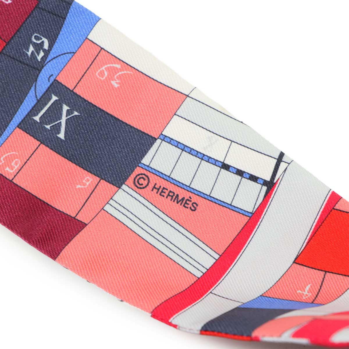 Twilly Scarf Astrologie Nouvelle Silk 100% Multicolor