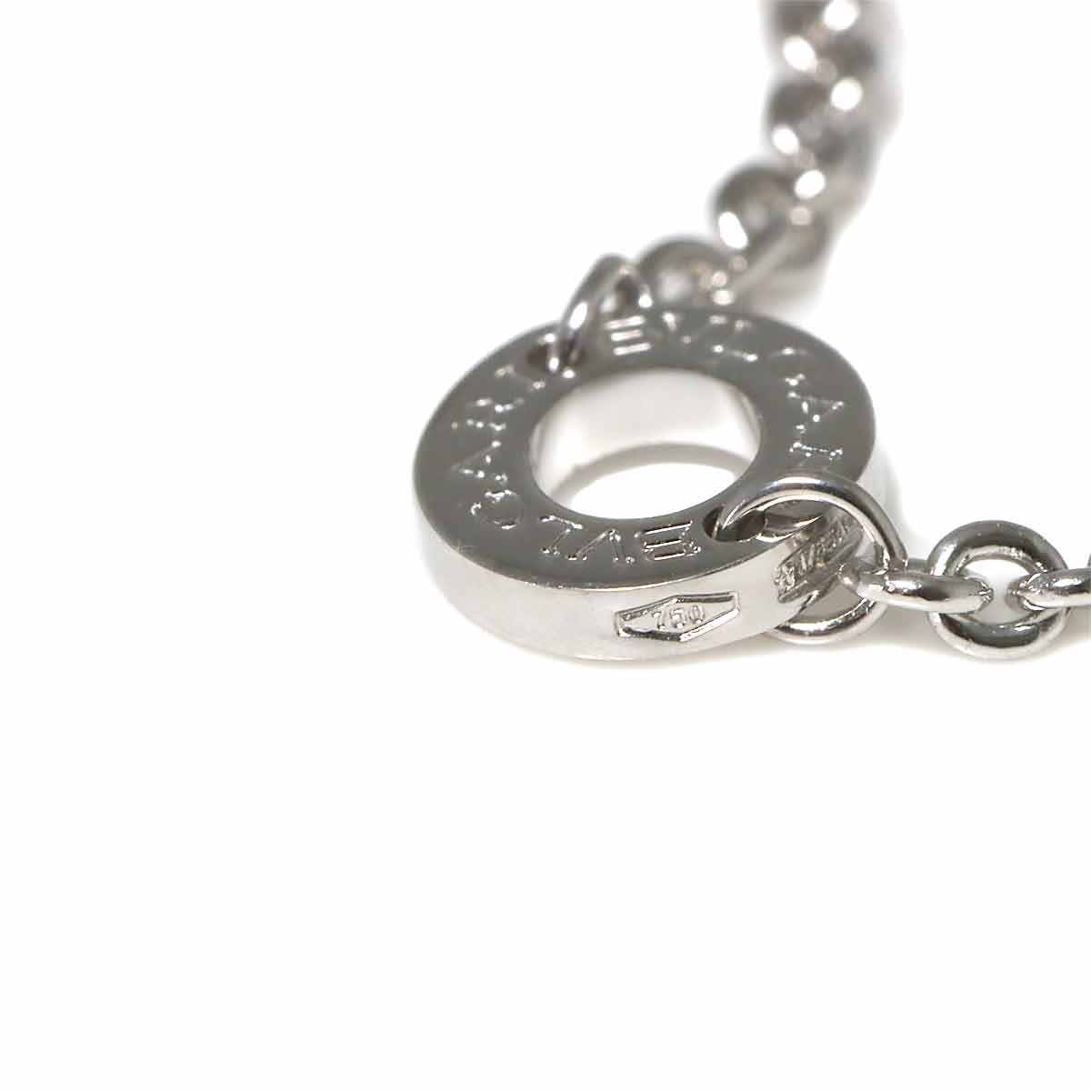 B-zero1 Element Diamond Necklace K18 18K WG White Gold 750