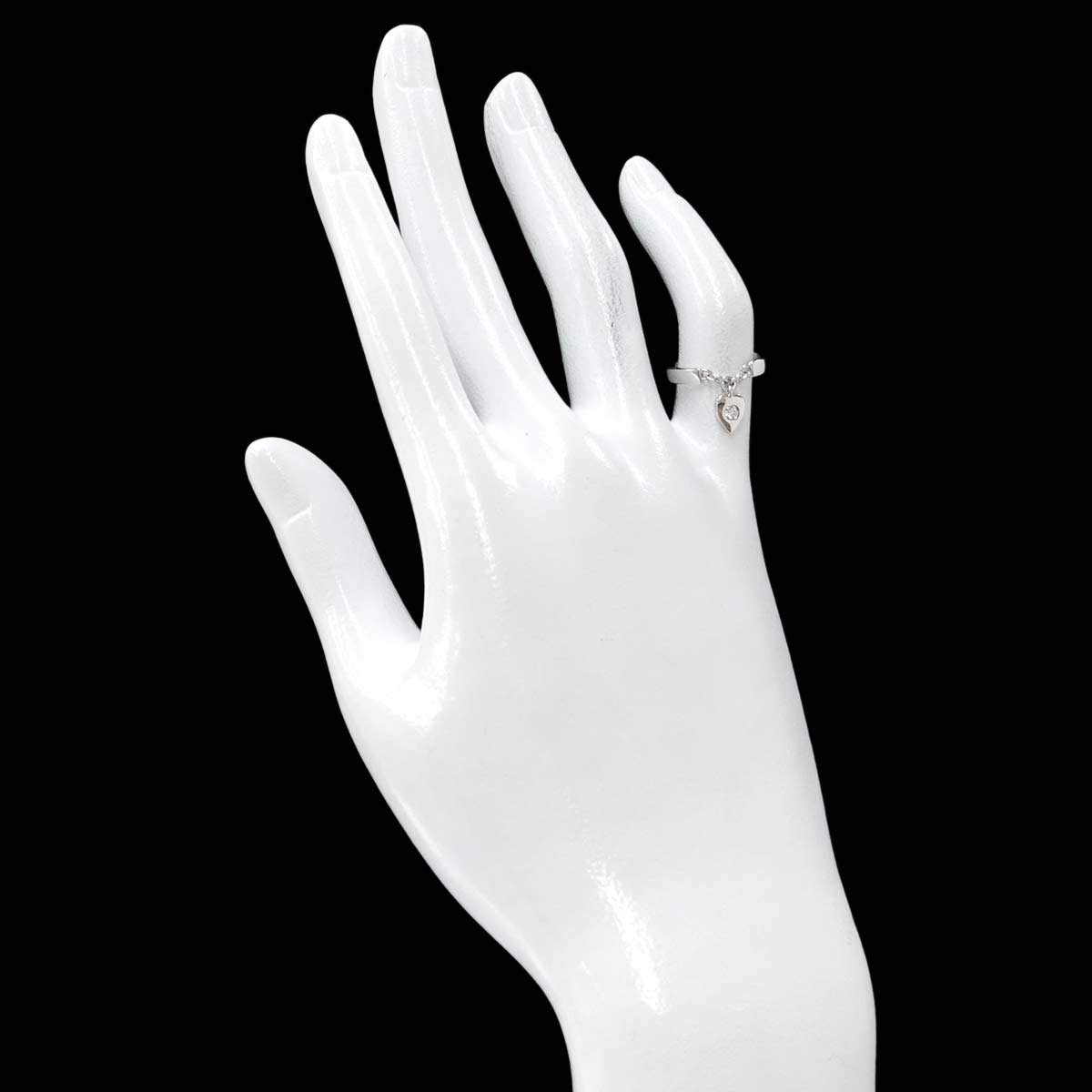 Monamour Diamond Ring 18K White Gold 750 Size47 4(US)
