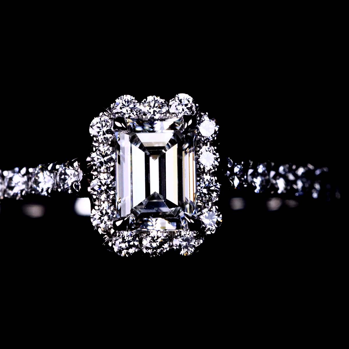 Diamond 0.33ct G/VVS2 Ring Platinum Size4(US)