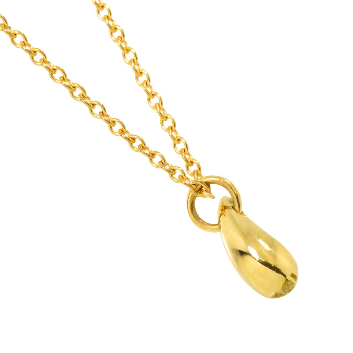 Teardrop Necklace 18K Yellow Gold 750