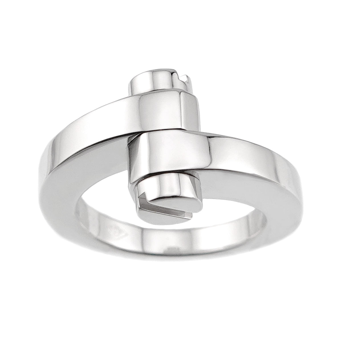 Menotte Ring 18K White Gold 750 size50 5.25(US)