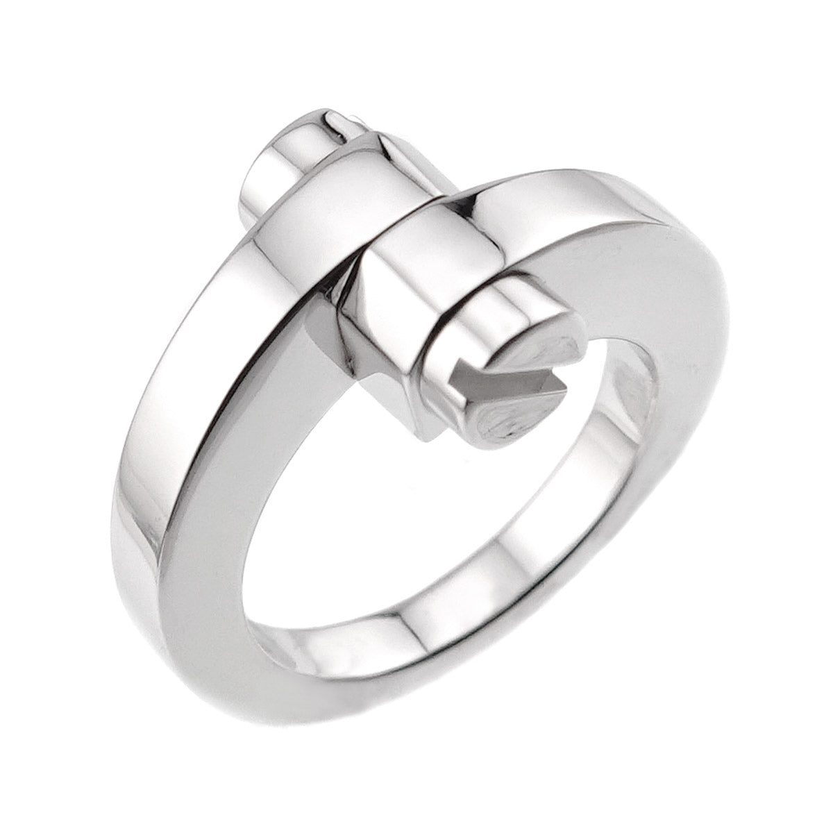 Menotte Ring 18K White Gold 750 size50 5.25(US)