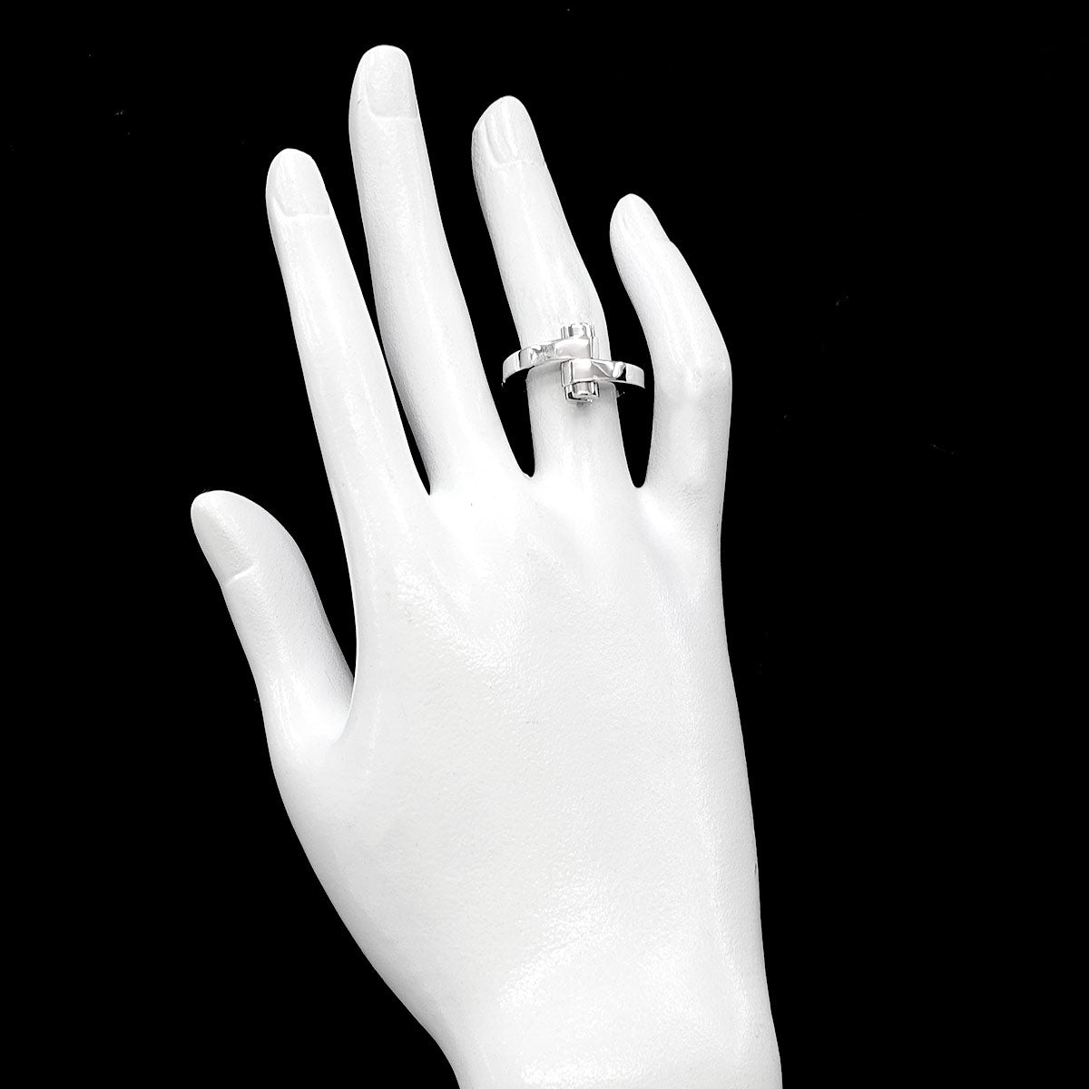 Menotte Ring 18K White Gold 750 size50 5.25(US)