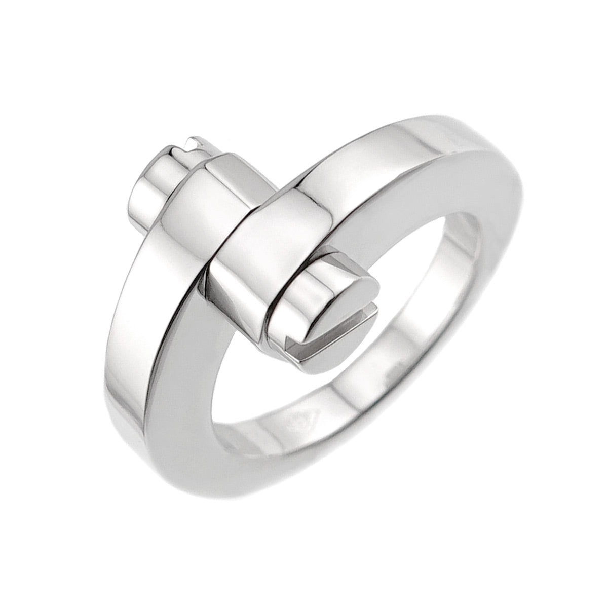 Menotte Ring 18K White Gold 750 size50 5.25(US)