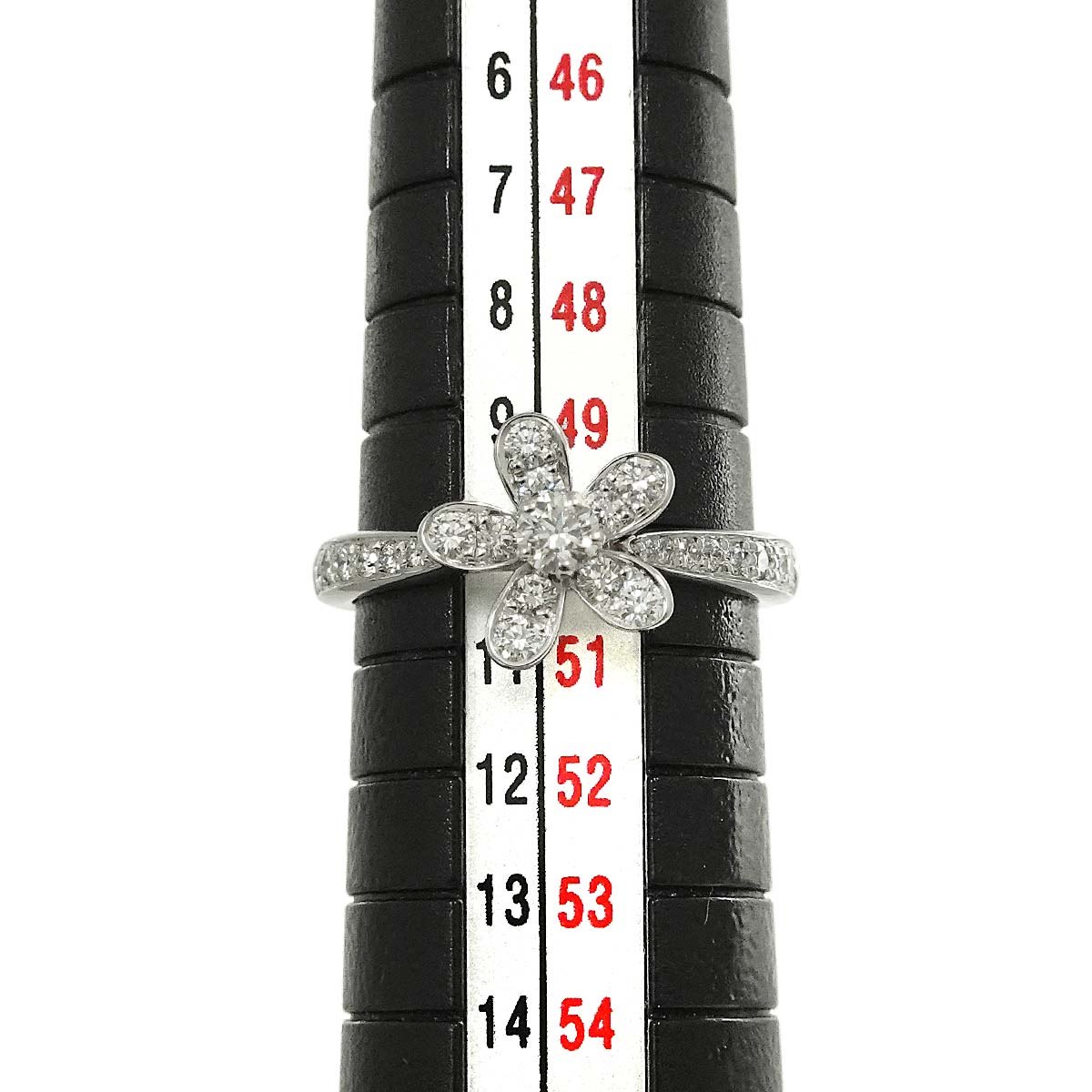 Socrates Diamond Ring 18K WG 750 size51 5.25-5.5(US)