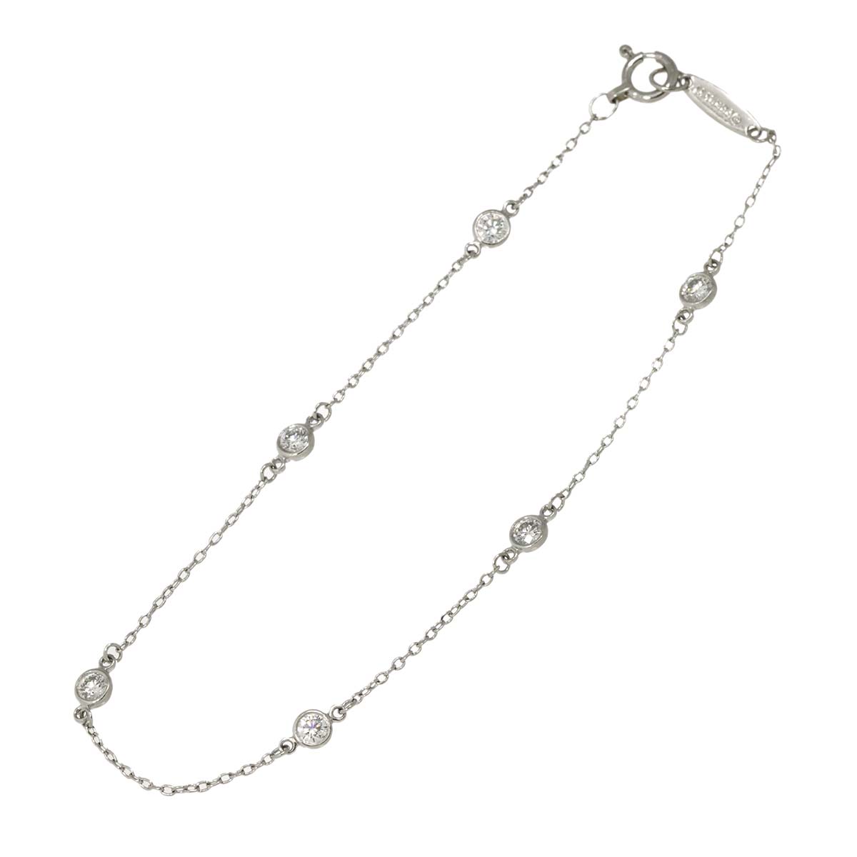 By The Yard Diamond 6P Bracelet Platinum