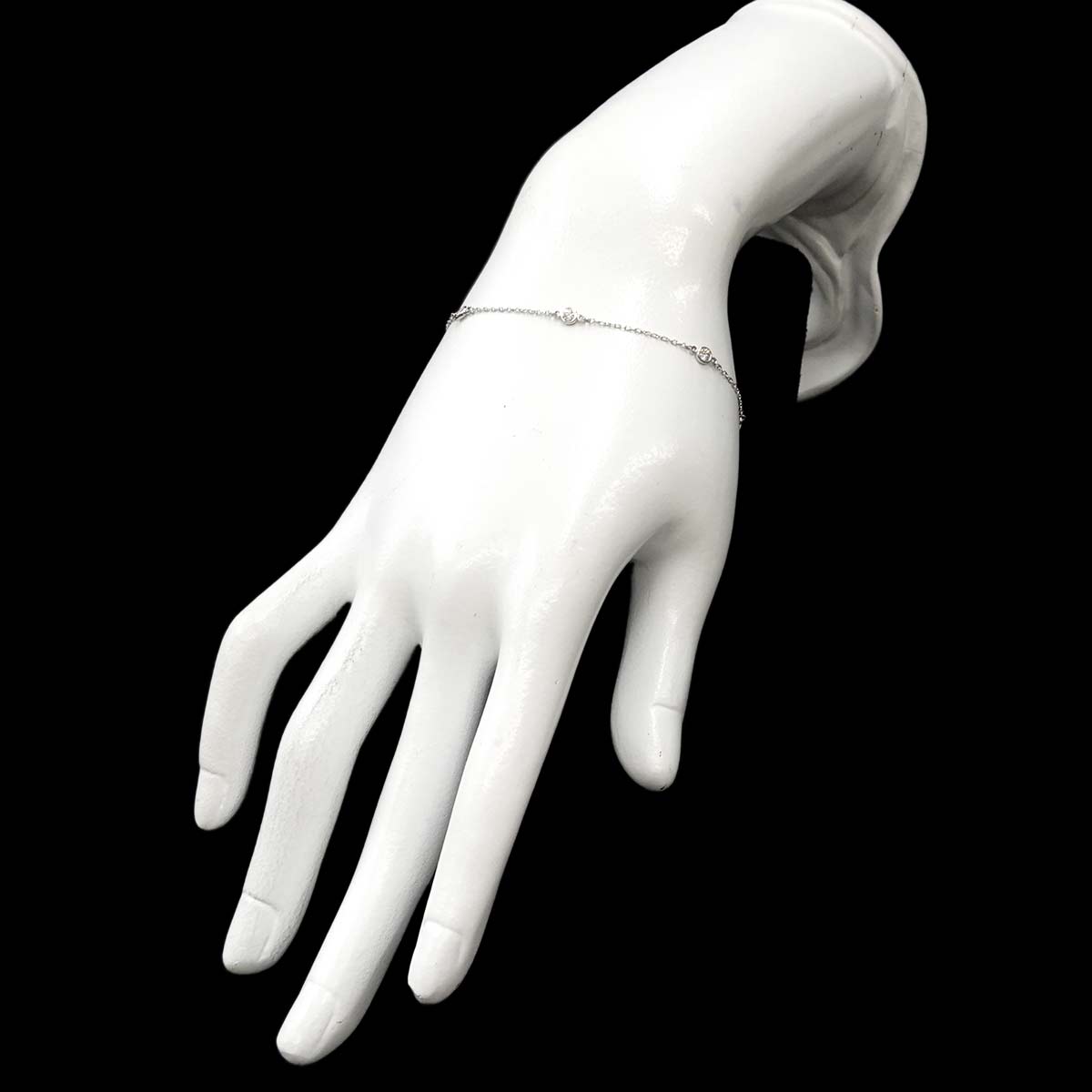 By The Yard Diamond 6P Bracelet Platinum